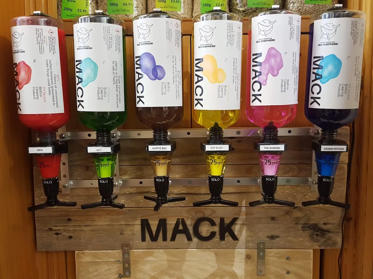 The MACK refill station of cleaning concentrates